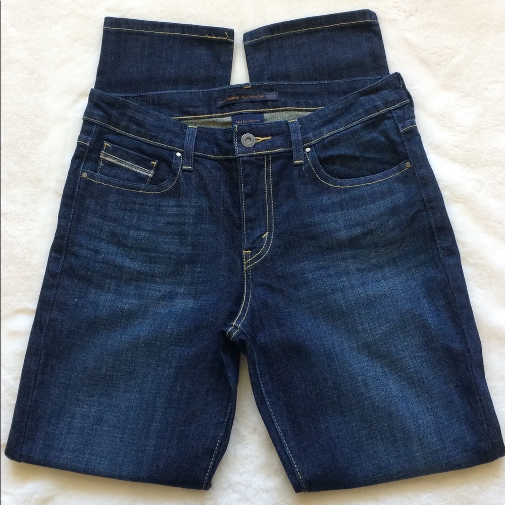 Levi's Mid Rise Skinny Jeans